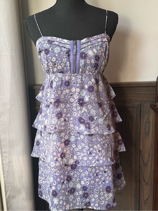 American Eagle Outfitters Dresses & Skirts - American Eagle Dress 2 Cascade Ruffle Tiered Babydoll Empire Fairy Romantic sz6